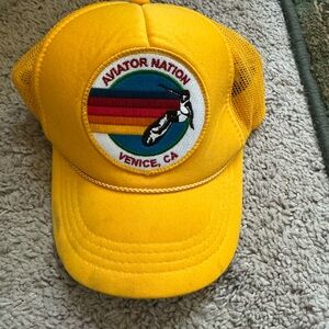 Aviator Nation Logo Trucker Hat - Kids OS